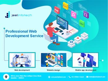 Professional Web Development Service in Ahmedabad, India