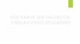 HOE KAN IK EEN FACEBOOK-OMSLAGVIDEO UPLOADEN PowerPoint PPT Presentation