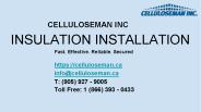 Insulation Installation by Celluloseman