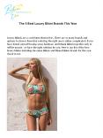 The 5 Best Luxury Bikini Brands This Year PowerPoint PPT Presentation