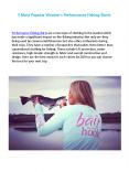 3 Most Popular Women's Performance Fishing Shirts PowerPoint PPT Presentation