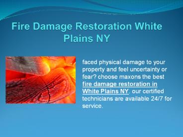 Fire Damage Restoration White Plains NY (1)