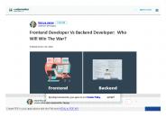 Frontend Development vs Backend Development | Detailed Comparison