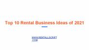 Top 10 Rental Business Ideas