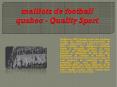 maillots de football quebec - Quality Sport PowerPoint PPT Presentation