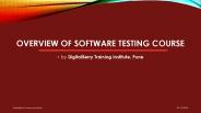 Automation Testing Classes in Pune
