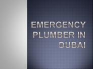 Emergency Plumber in Dubai