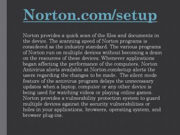 How Norton can help you protecting your device?