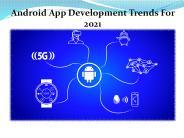 Android App Development Trends For 2021