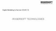 Digital Marketing to Survice COVID 19