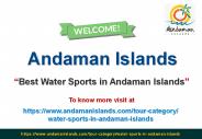 Best Water Sports in Andaman Islands
