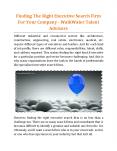 Finding The Right Executive Search Firm For Your Company - WalkWater Talent Advisors PowerPoint PPT Presentation