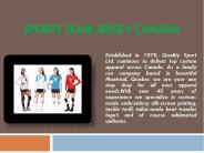 Sports Team Jersey Canada