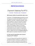 Payment Gateway For IPTV PowerPoint PPT Presentation