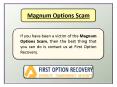 Magnum options frauds | Magnum option scam PowerPoint PPT Presentation