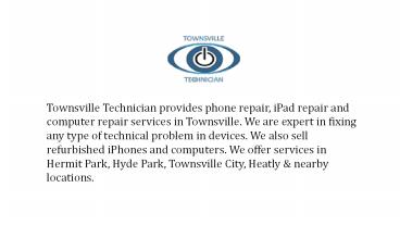 Townsville Technician