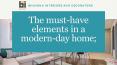 The must-have elements in a modern-day home; PowerPoint PPT Presentation