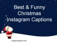 Christmas Instagram Captions PowerPoint PPT Presentation