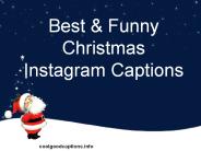 Christmas Instagram Captions