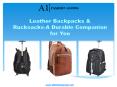 Leather Backpacks & Rucksacks-A Durable Companion for You PowerPoint PPT Presentation