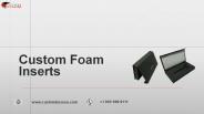 Custom foam inserts with Printed logo & Design in Texas