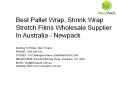 Buy Pallet Wrap | Shrink Wrap Online Australia