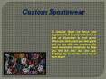 Custom Sportswear PowerPoint PPT Presentation