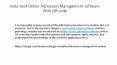 India best Online Admission Management software With QR code PowerPoint PPT Presentation