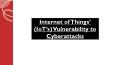 Internet of Things’ (IoT’s) Vulnerability to Cyberattacks PowerPoint PPT Presentation