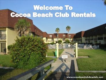 Cocoa Beach Vacation Rental Condos