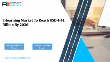 E-Learing Market 2020 dynamics (drivers, restraints, opportunities), Plans, Competitive Landscape and Growth by Forecast to 2027