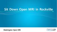 Sit Down Open MRI in Rockville