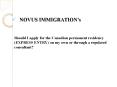 novusimmigrationca (1) PowerPoint PPT Presentation