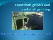 Crankshaft grinder and crankshaft grinding