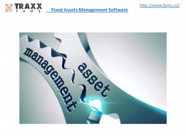 Fixed Asset Management Software
