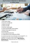 How To Check A Website For SEO Mistakes in 10 Easy Steps PowerPoint PPT Presentation