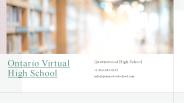 Ontario Virtual High School Brampton