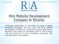 Hire Website Development in Toronto PowerPoint PPT Presentation