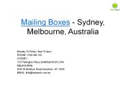 Shop Mailing Boxes Online Australia