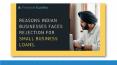 Reasons Indian Businesses Faces Rejection for Small Business Loans - Finance Buddha PowerPoint PPT Presentation