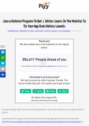 Viral Referral Program – Planning & Development (Part 2)