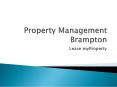 Property Management Brampton PowerPoint PPT Presentation