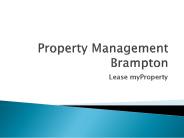 Property Management Brampton