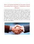 How Can Partnering With An Executive Search Firm Help Your Company - WalkWater Talent Advisors PowerPoint PPT Presentation