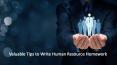 Valuable Tips to Write Human Resource Homework PowerPoint PPT Presentation
