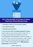 The 4 Key Benefits of Content Curation That Every Brand Should Know PowerPoint PPT Presentation