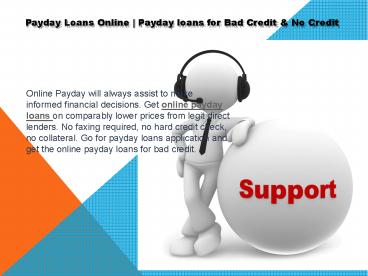 Online Payday Loans USA | Apply and Get Fast Cash For Loans
