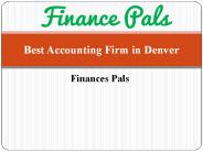 Best Accounting Firm in Denver | Finances Pals