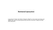 Revisional Liposuction