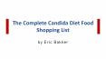 Candida Grocery Shopping List (Foods to Eat & Foods to Avoid)